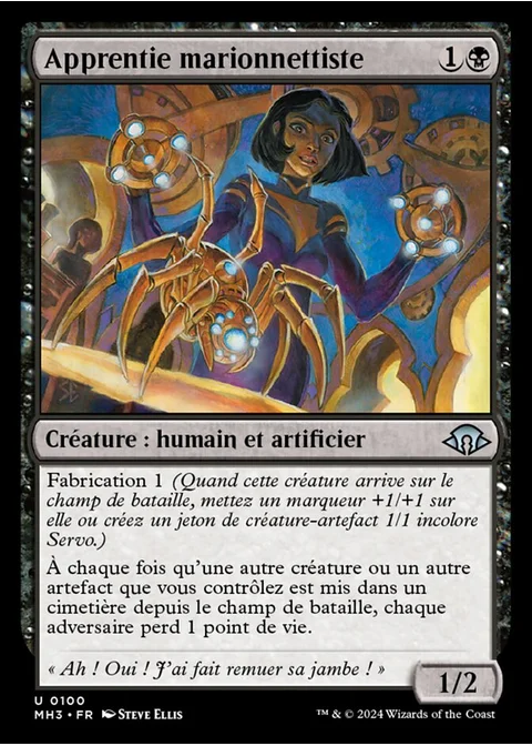 Apprentie marionnettiste