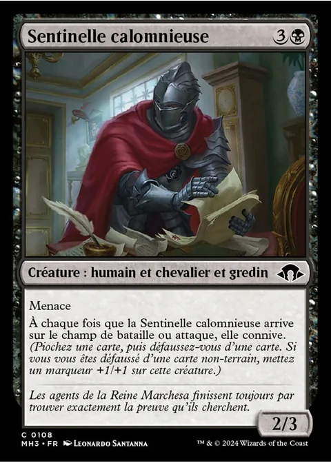 Sentinelle calomnieuse