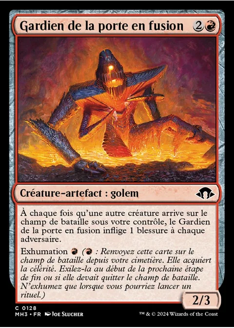 Gardien de la porte en fusion