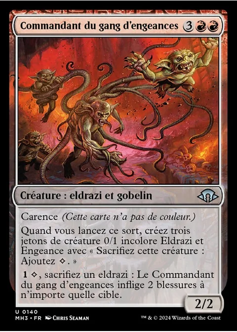 Commandant du gang d'engeances