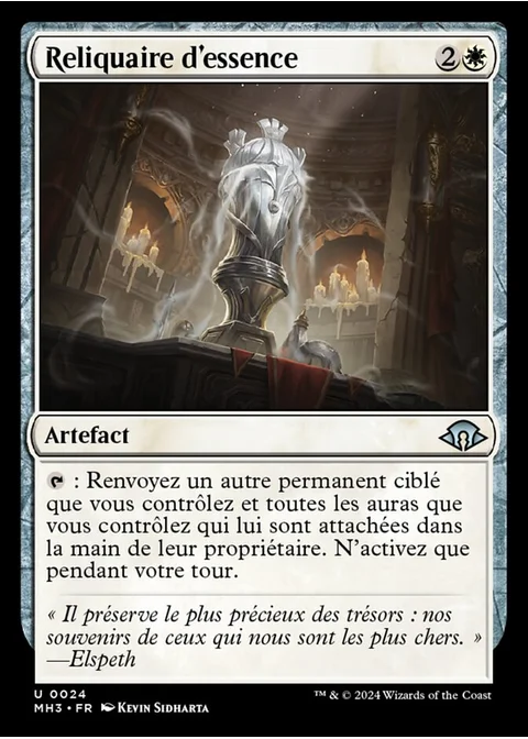 Reliquaire d'essence