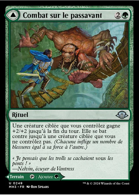 Combat sur le passavant