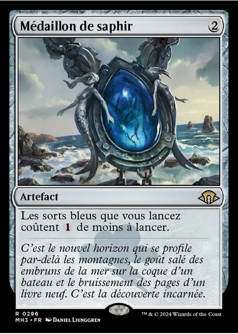 Médaillon de saphir