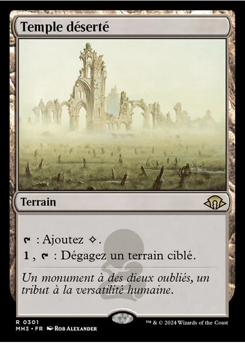 Temple déserté
