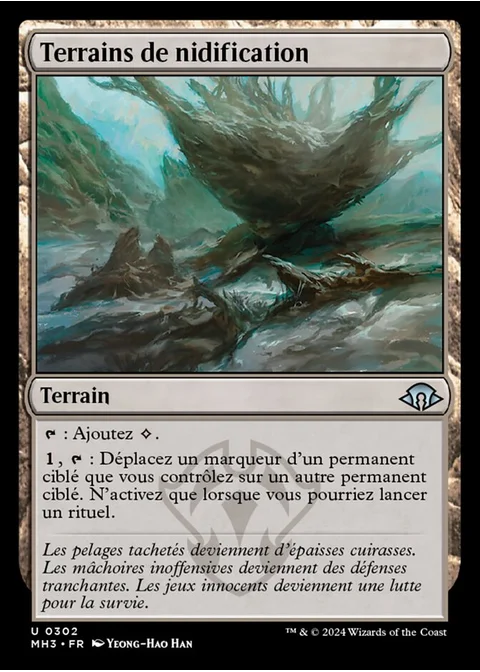 Terrains de nidification