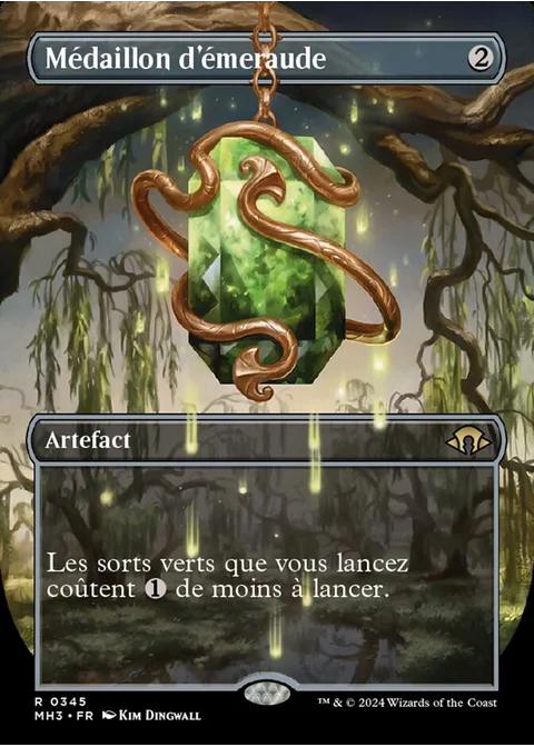 Médaillon d'émeraude