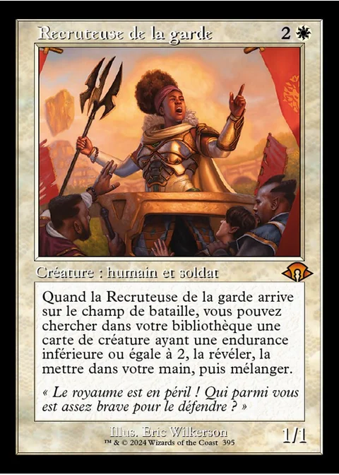 Recruteuse de la garde