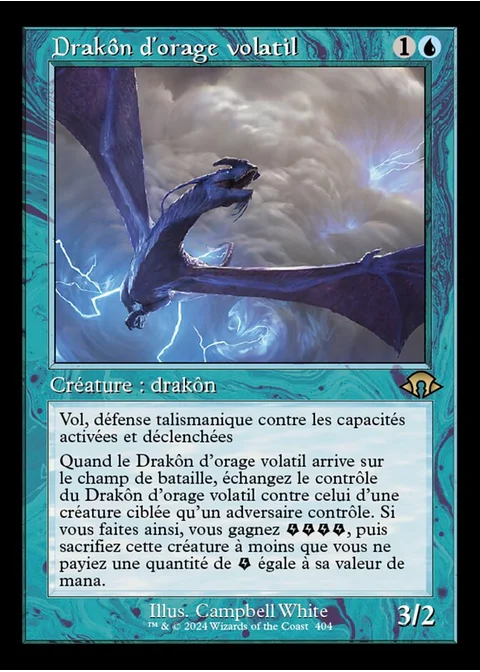 Drakôn d'orage volatil