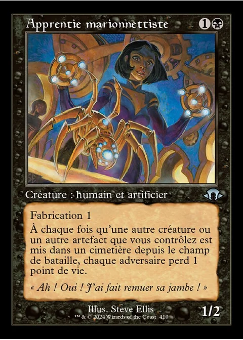 Apprentie marionnettiste