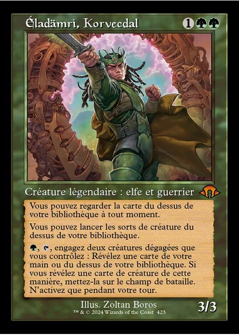 Éladämri, Korvecdal