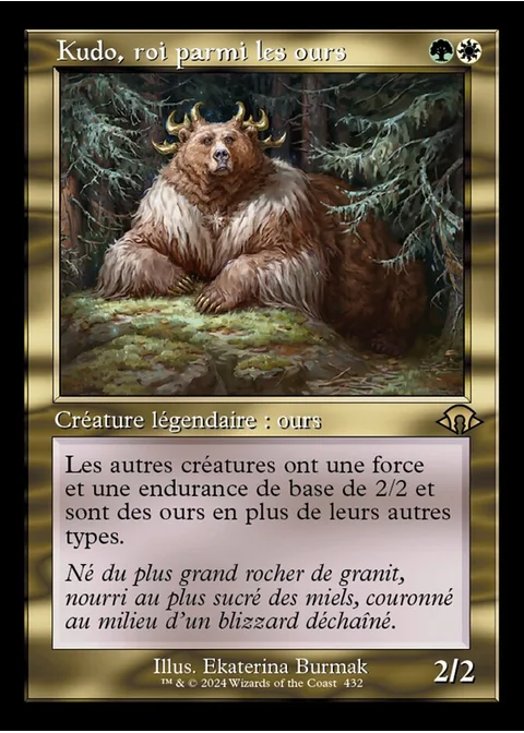 Kudo, roi parmi les ours