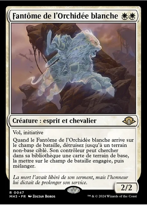 Fantôme de l'Orchidée blanche