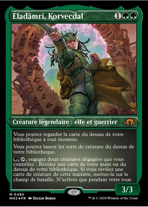 Éladämri, Korvecdal