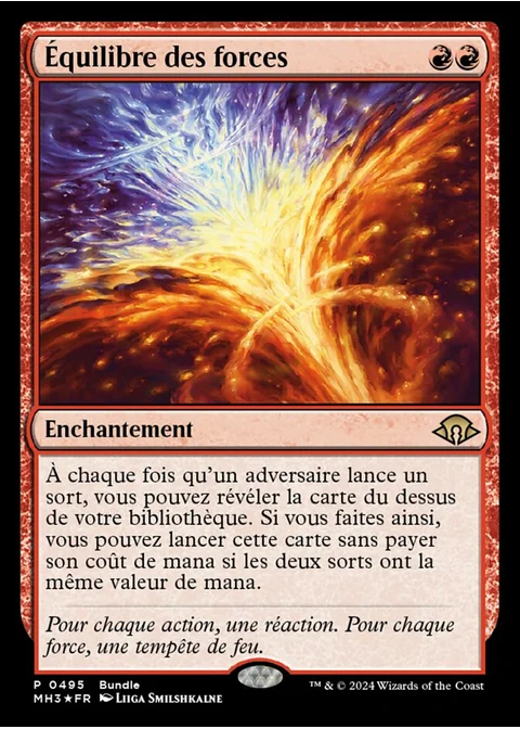 Équilibre des forces