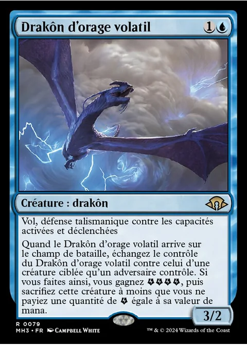 Drakôn d'orage volatil
