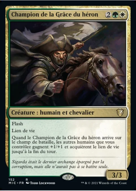 Champion de la Grâce du héron