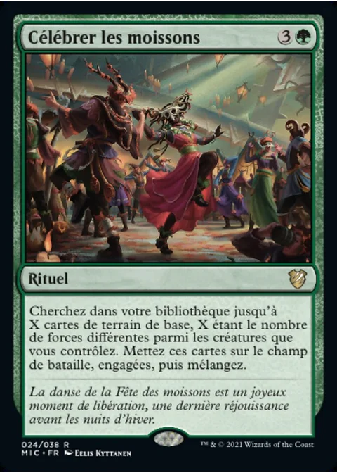 Célébrer les moissons