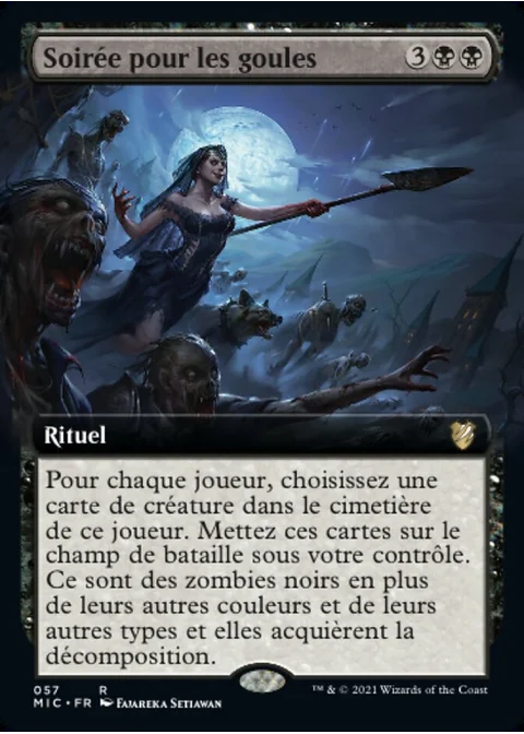 Soirée pour les goules