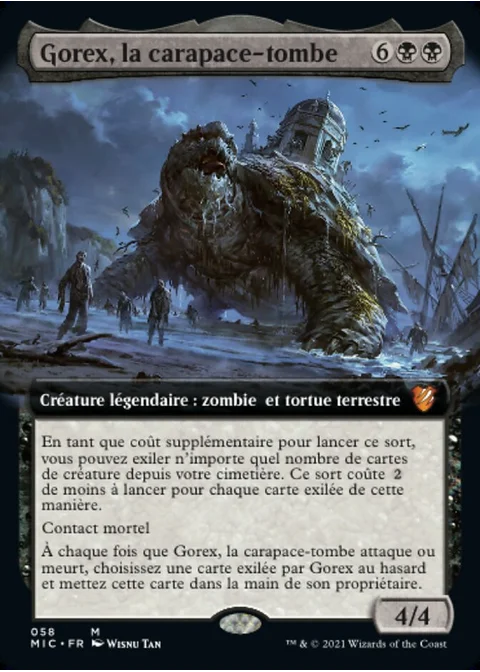 Gorex, la carapace-tombe