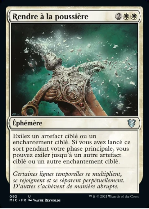 Rendre à la poussière