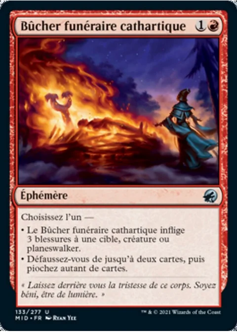 Bûcher funéraire cathartique