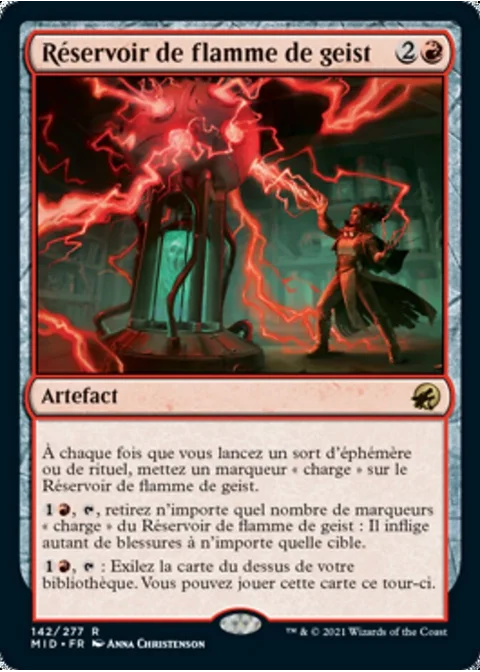 Réservoir de flamme de geist