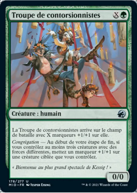 Troupe de contorsionnistes