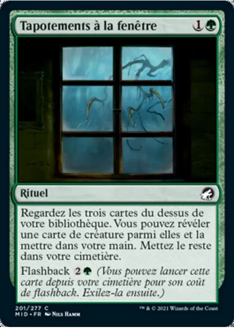 Tapotements à la fenêtre