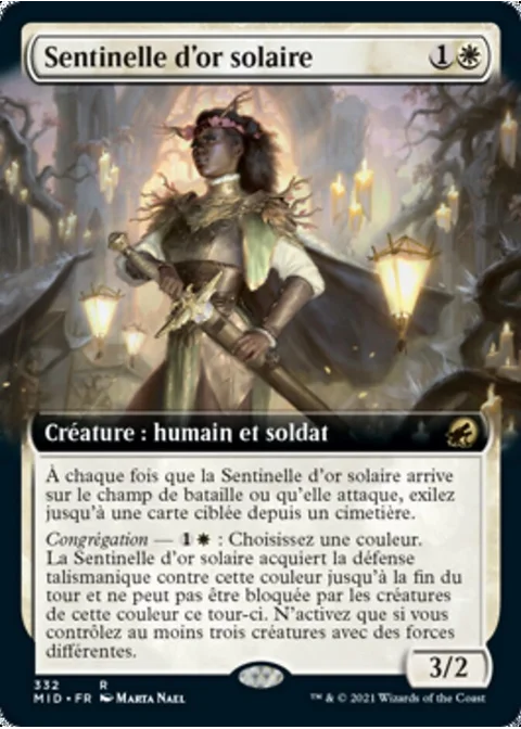 Sentinelle d'or solaire