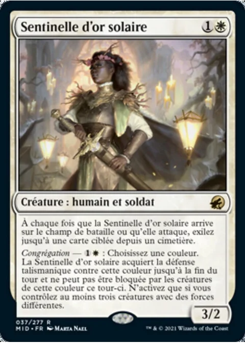 Sentinelle d'or solaire