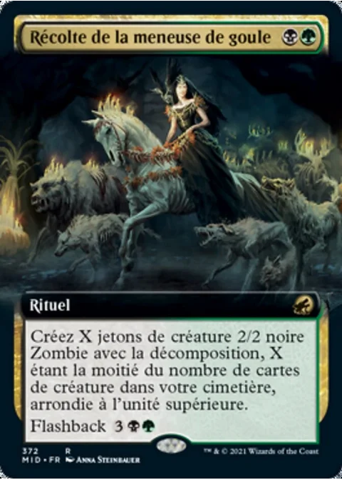 Récolte de la meneuse de goule