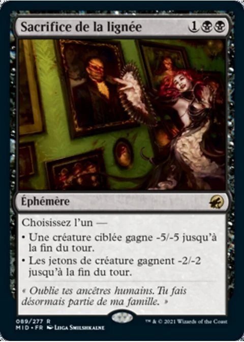 Sacrifice de la lignée