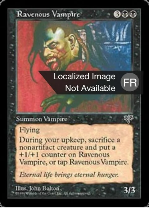 Vampire affamé