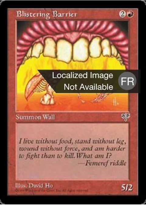 Barrière incandescente