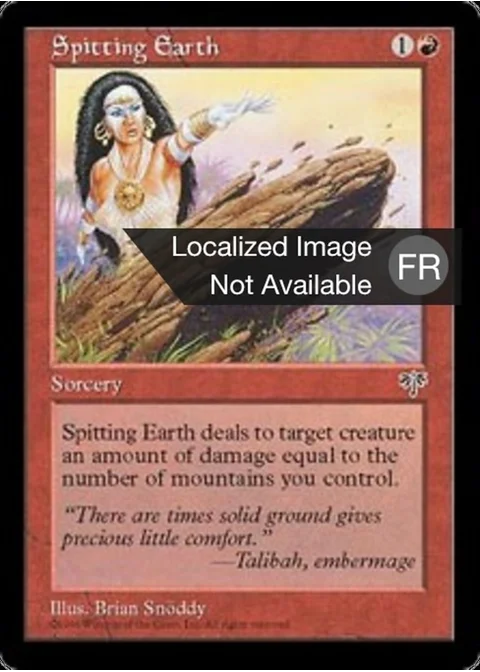 Expectoration tellurique