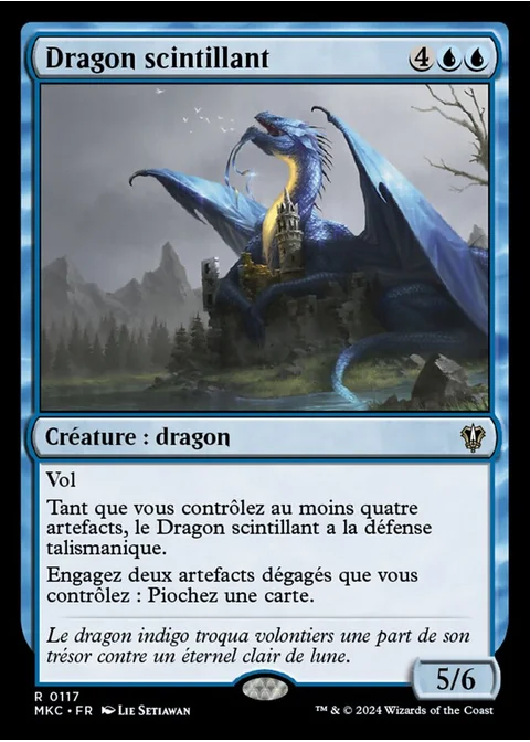Dragon scintillant