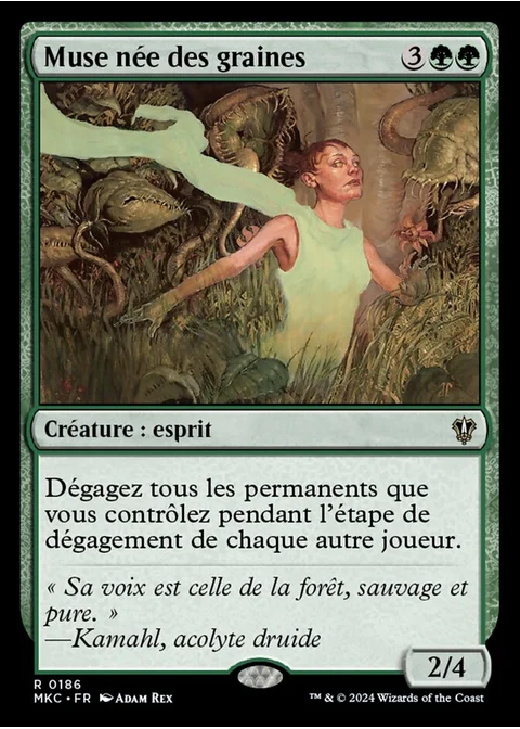 Muse née des graines