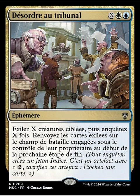 Désordre au tribunal