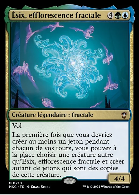 Ésix, efflorescence fractale