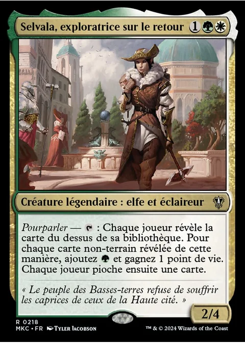 Selvala, exploratrice sur le retour