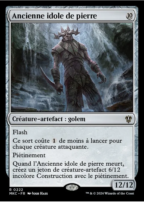 Ancienne idole de pierre