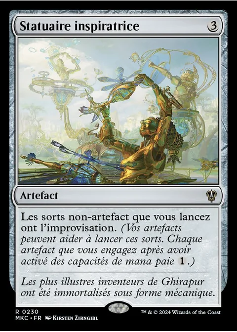 Statuaire inspiratrice