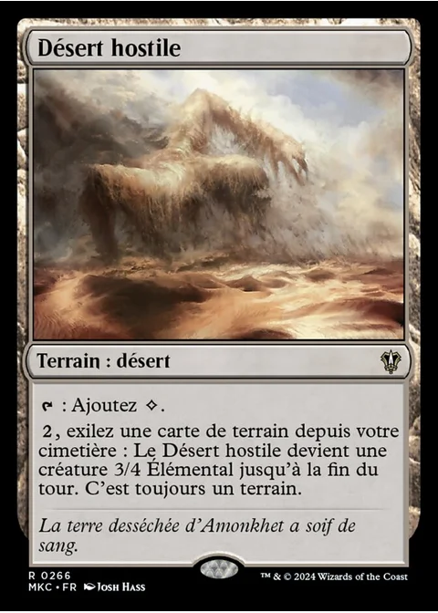 Désert hostile