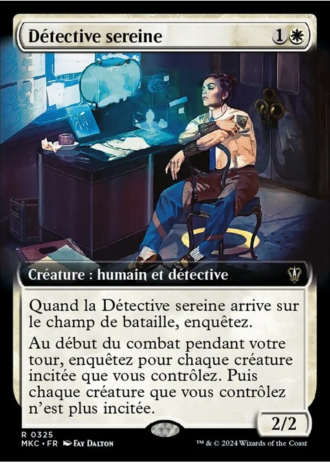 Détective sereine
