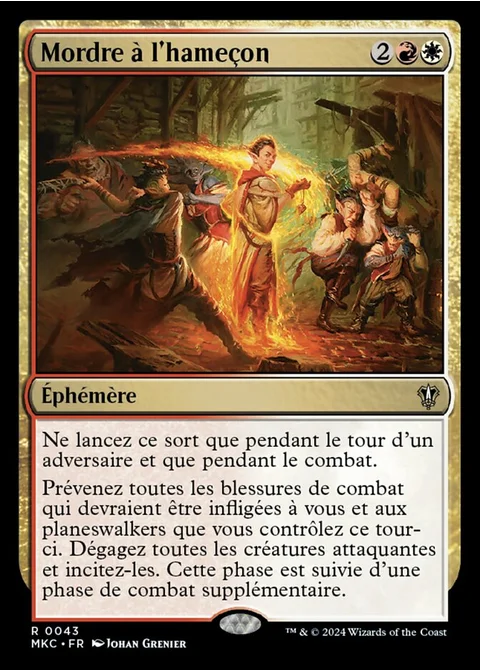 Mordre à l'hameçon