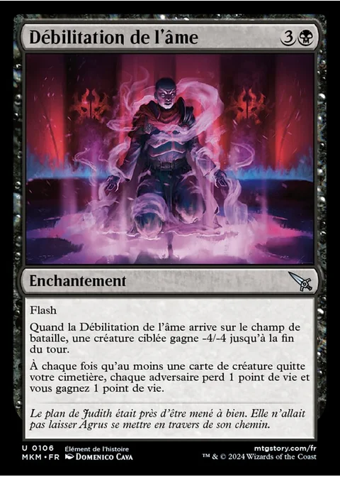 Débilitation de l'âme