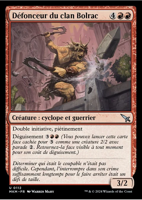 Défonceur du clan Bolrac