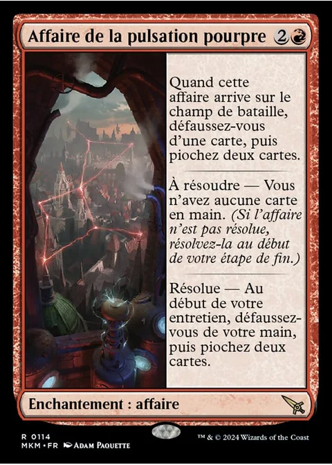 Affaire de la pulsation pourpre