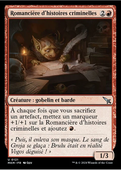 Romancière d'histoires criminelles