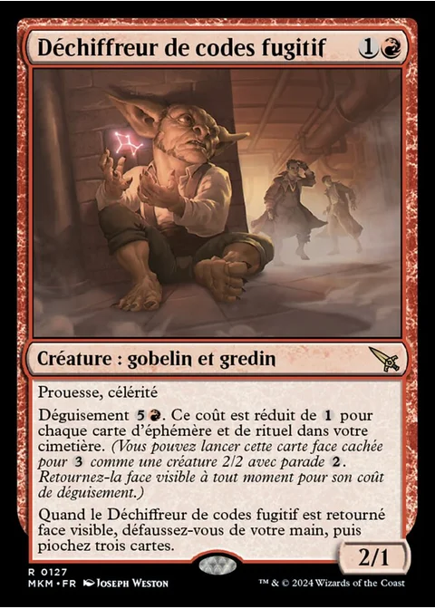 Déchiffreur de codes fugitif